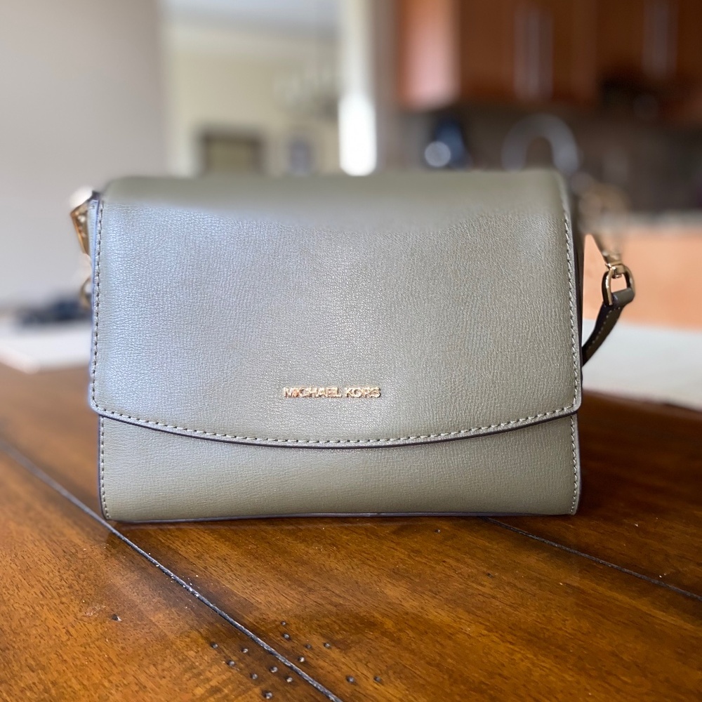 Olive Green Michael Kors Bag! USED ONCE